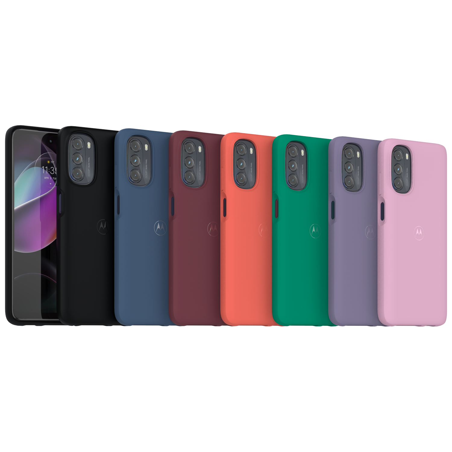 Flexi Thunder Shockproof Case For Motorola Moto G62 (Black