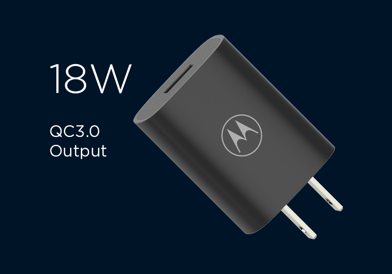 Oplader Motorola Turbo Power 18W - Snellader Met USB-C Kabel Voor Moto G9, G8, G7, G6 En Meer